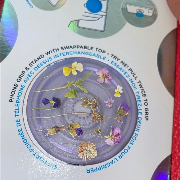 PopSocket Purple PopGrip Phone Cover Accessory - Picture 4 of 5